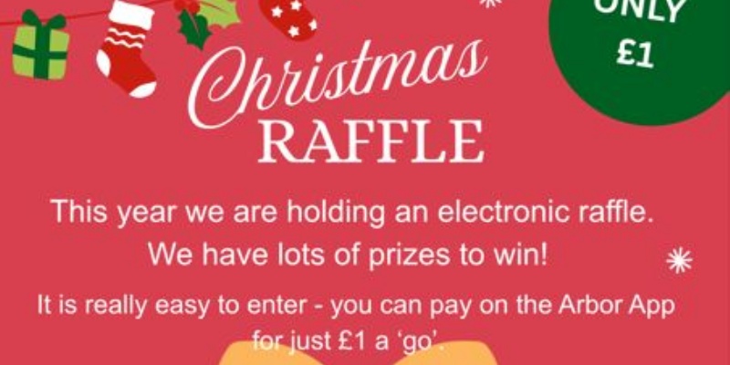 Pilgrims Raffle Millbridge, A SHARE Primary Academy - Christmas Raffle